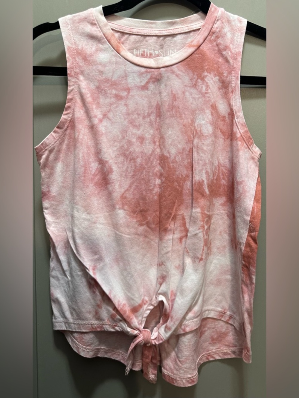 Fifth Sun Size S Tie-front Tank Top EUC